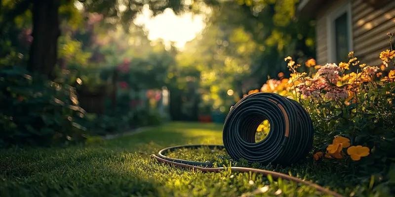 Bęben jak zrobić wieszak na wąż ogrodowy?